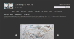 Desktop Screenshot of antique-maps-online.co.uk